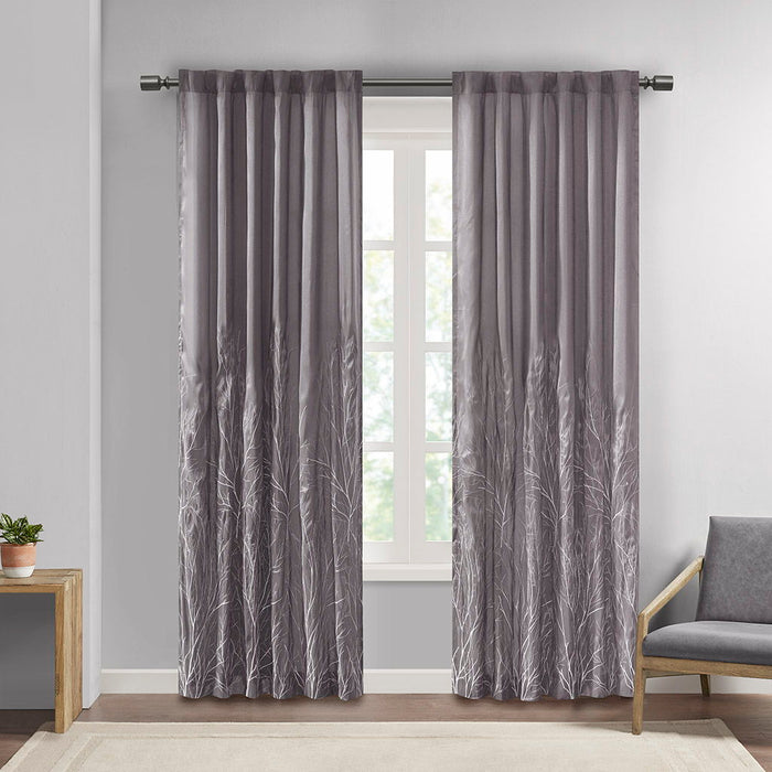 Andora - 95" Window Curtain - Gray