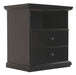 Maribel - Black - One Drawer Night Stand - Simple Home Plus