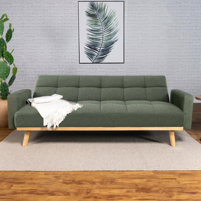 Kourtney - Upholstered Track Arms Covertible Sofa Bed - Simple Home Plus