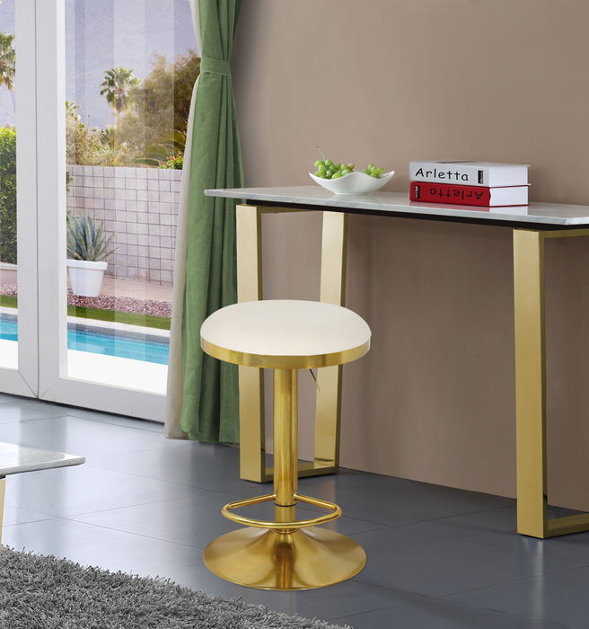 Brody - Adjustable Stool, Gold Base