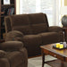 Haven - Loveseat With 2 Recliners - Dark Brown - Simple Home Plus