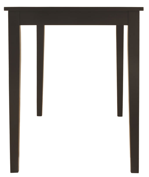 Kimonte - Dark Brown - Rectangular Dining Room Table - Simple Home Plus