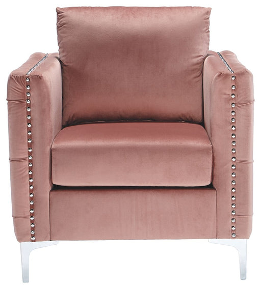 Lizmont - Blush Pink - Accent Chair - Simple Home Plus