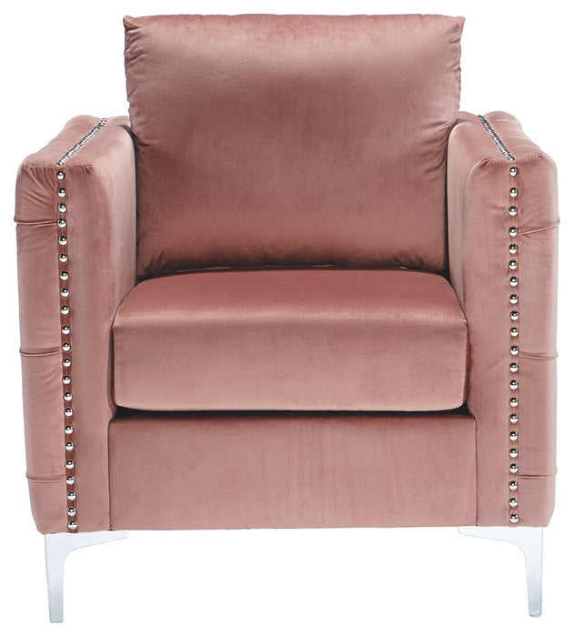 Lizmont - Blush Pink - Accent Chair - Simple Home Plus