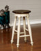 Sabrina - Counter Height Stool (Set of 2) - Off-White / Cherry - Simple Home Plus