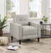 Bowen - Upholstered Track Arms Tufted Chair - Simple Home Plus