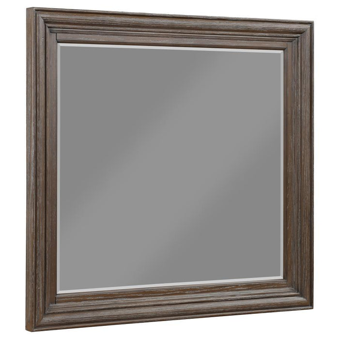 Emmett - Rectangular Dresser Mirror - Walnut - Simple Home Plus