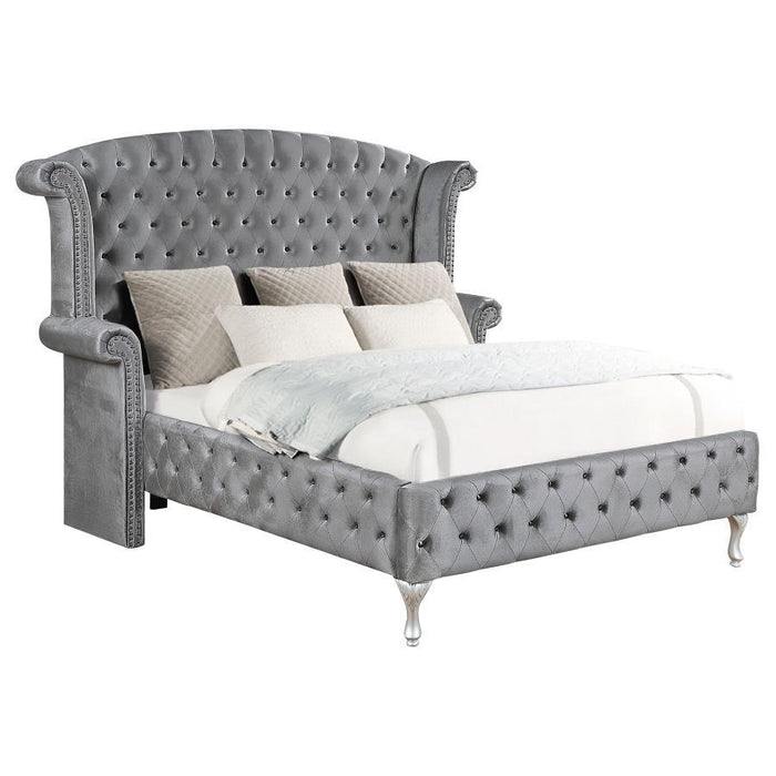 Deanna - Tufted Upholstered Bed - Simple Home Plus