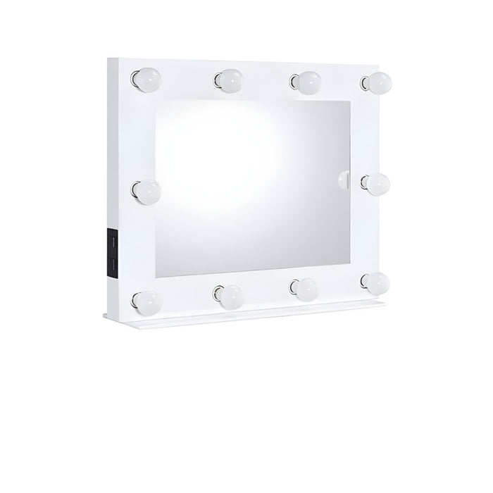 26" Accent Mirror - White