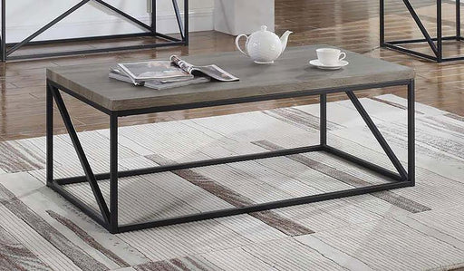 Birdie - Rectangular Coffee Table - Sonoma Gray - Simple Home Plus