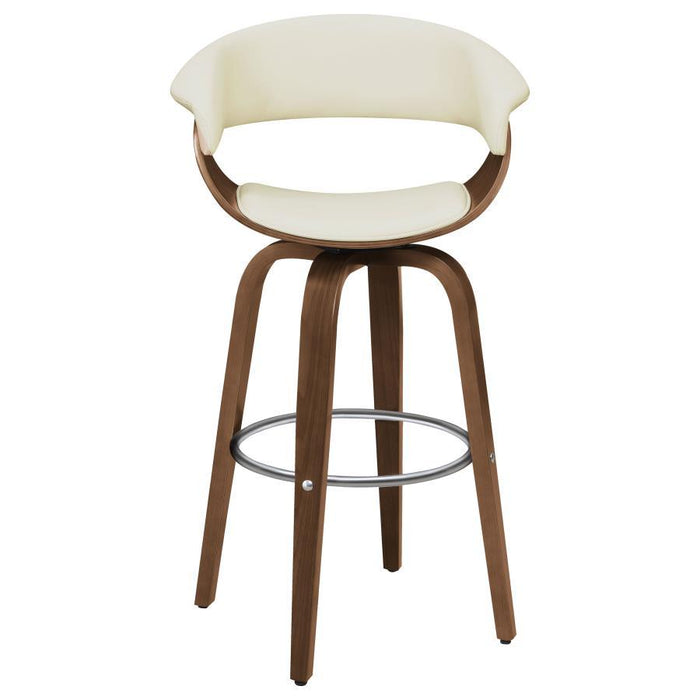 Zion - Upholstered Swivel Bar Stool - Simple Home Plus