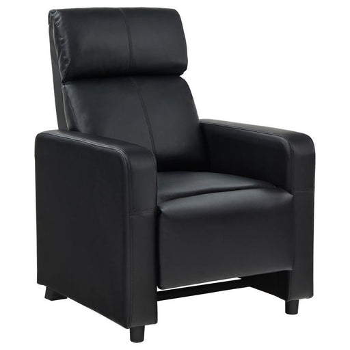 Toohey - Home Theater Push Back Recliner - Black - Simple Home Plus