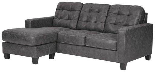 Venaldi - Gunmetal - Sofa Chaise - Simple Home Plus