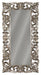 Lucia - Antique Silver Finish - Floor Mirror - Simple Home Plus