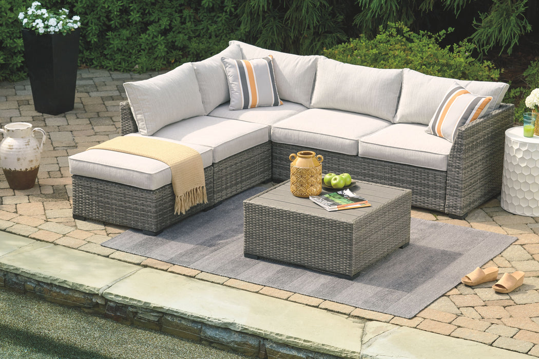 Cherry Point - Gray - 4 Pc. - Lounge Set