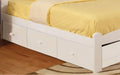 Caren - Twin Bed - White - Simple Home Plus