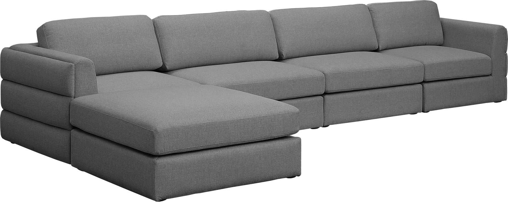 Beckham - Modular Sectional 5 Piece- Gray