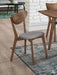 Alfredo - Upholstered Dining Chairs (Set of 2) - Gray And Natural Walnut - Simple Home Plus