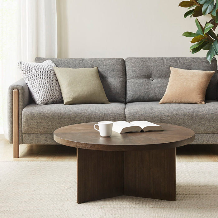 Sadie - Round Coffee Table - Brown