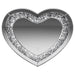 Aiko - Heart Shape Wall Mirror - Silver - Simple Home Plus