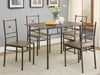 Anna - 5-Piece Rectangular Dining Set - Simple Home Plus