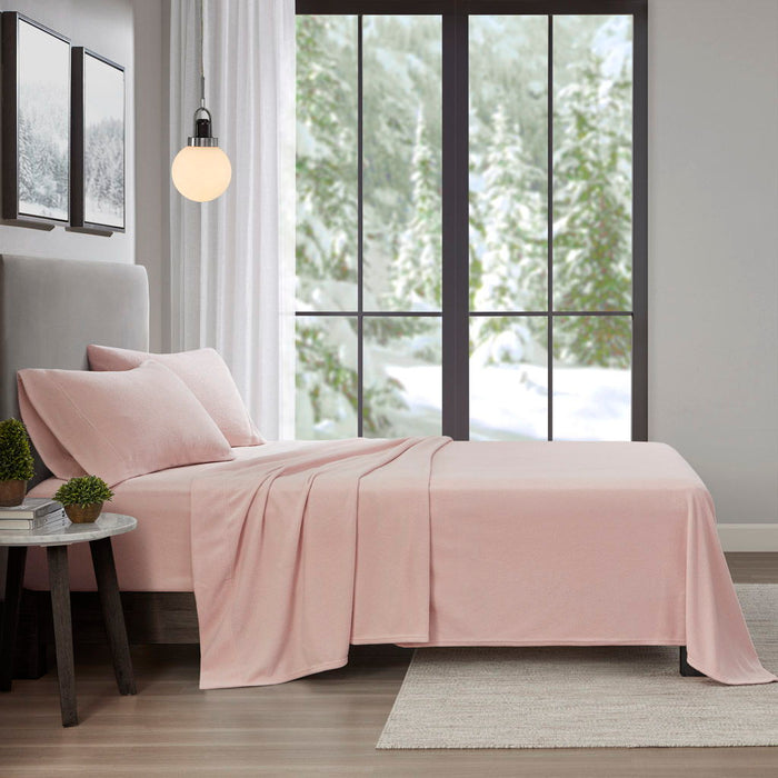 Micro Fleece - Twin Sheet Set - Blush