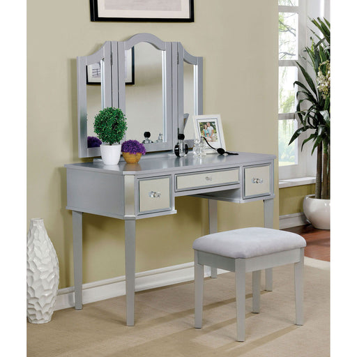 Clarisse - Vanity With Stool - Simple Home Plus