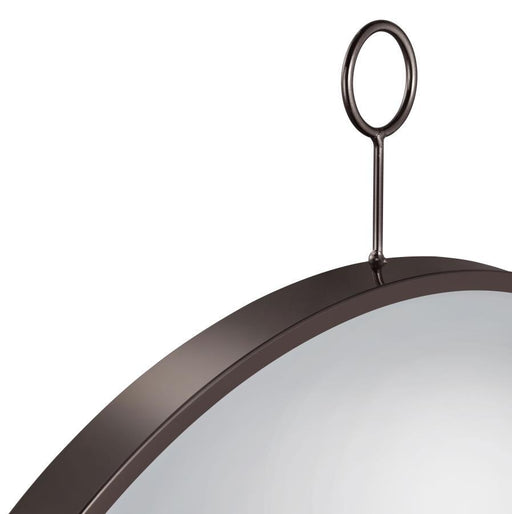 Gwyneth - Round Wall Mirror - Black Nickel - Simple Home Plus