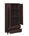 Wadeline - 2-Door Tall Accent Cabinet - Rustic Tobacco - Simple Home Plus