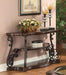 Laney - Sofa Table - Deep Merlot And Clear - Simple Home Plus