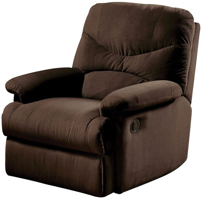 Microfiber Recliner - Chocolate