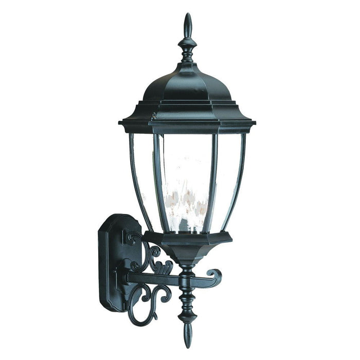 Ornamental Lantern Wall Light - Matte Black