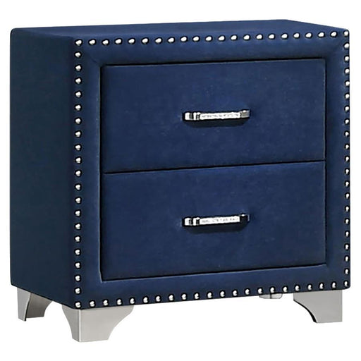 Melody - 2-Drawer Upholstered Nightstand - Simple Home Plus