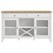 Hollis - Sideboard - Brown And White - Simple Home Plus