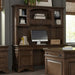 Hartshill - Credenza With Hutch - Burnished Oak - Simple Home Plus