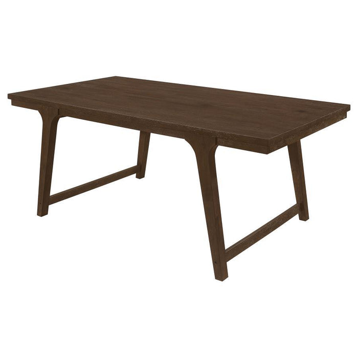 Reynolds - Rectangular Dining Table - Brown Oak - Simple Home Plus