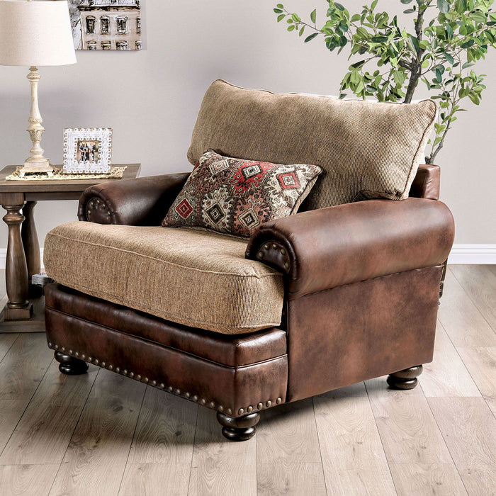 Fletcher - Chair - Brown / Tan - Simple Home Plus