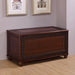 Finlay - Flip Open Storage Cedar Chest - Deep Tobacco - Simple Home Plus