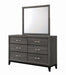 Watson - 6-Drawer Dresser - Gray Oak And Black - Simple Home Plus