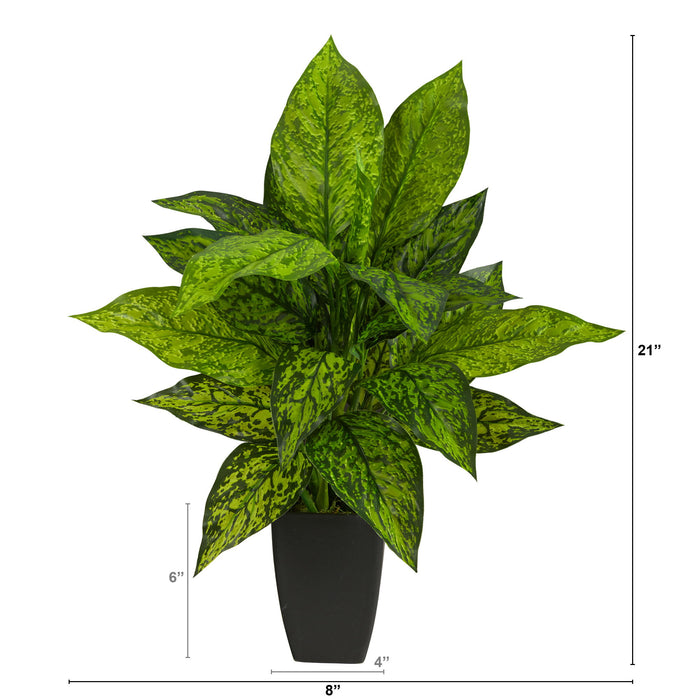 21" Dieffenbachia Artificial Plant