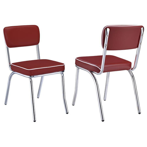 Retro - Open Back Side Chairs (Set of 2) - Simple Home Plus