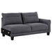 Caspian - Upholstered Curved Arms Sectional Sofa - Simple Home Plus