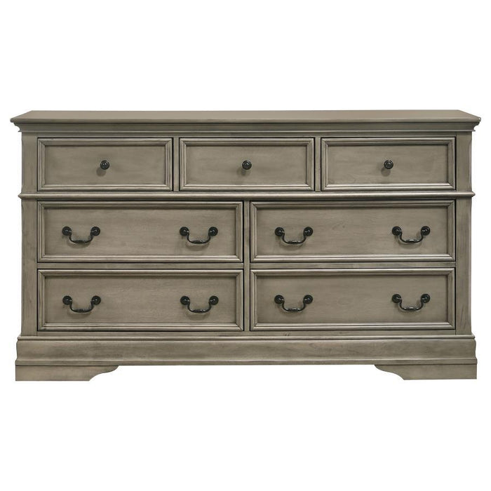 Manchester - 7-Drawer Dresser - Wheat - Simple Home Plus