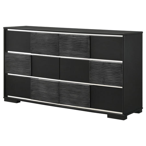 Blacktoft - 6-Drawer Dresser - Black - Simple Home Plus