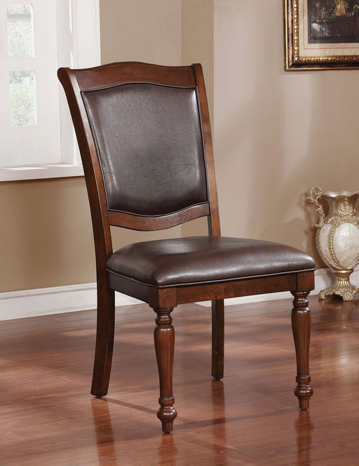 Sylvana - Side Chair (Set of 2) - Brown Cherry / Espresso - Simple Home Plus