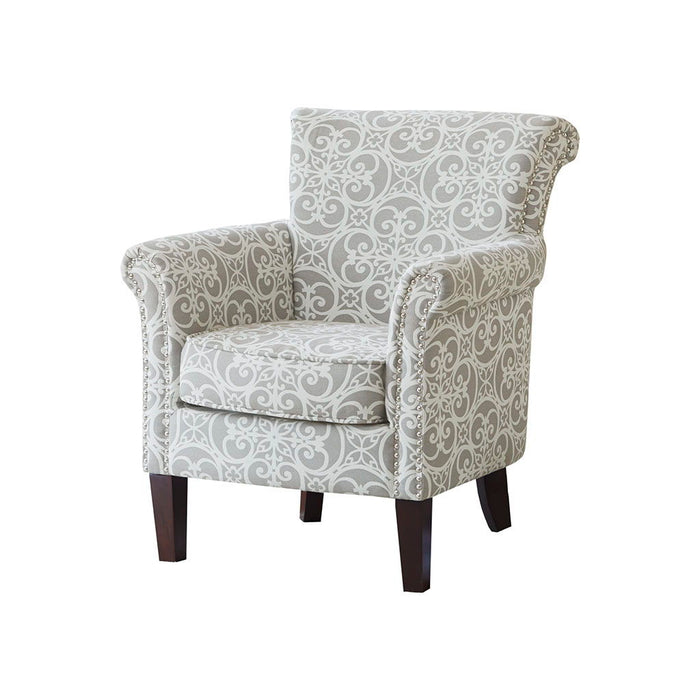 Brooke - Tight Back Club Chair - Gray