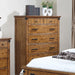 Brenner - 7-Drawer Chest - Rustic Honey - Simple Home Plus