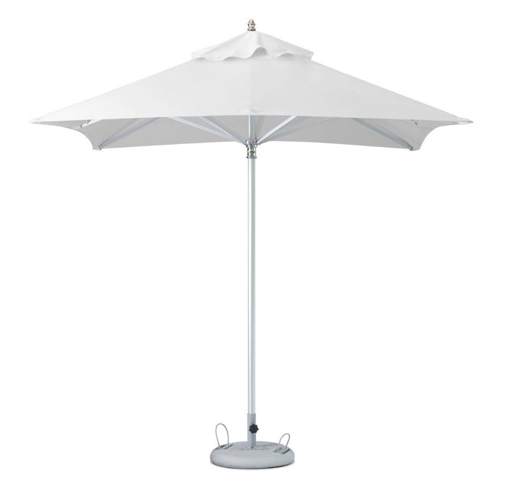 Polyester Square Market Patio Umbrella - White