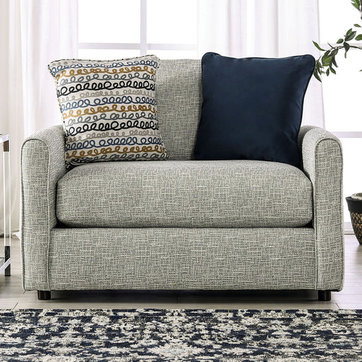 Chancery - Chair & Half - Gray / Navy - Simple Home Plus