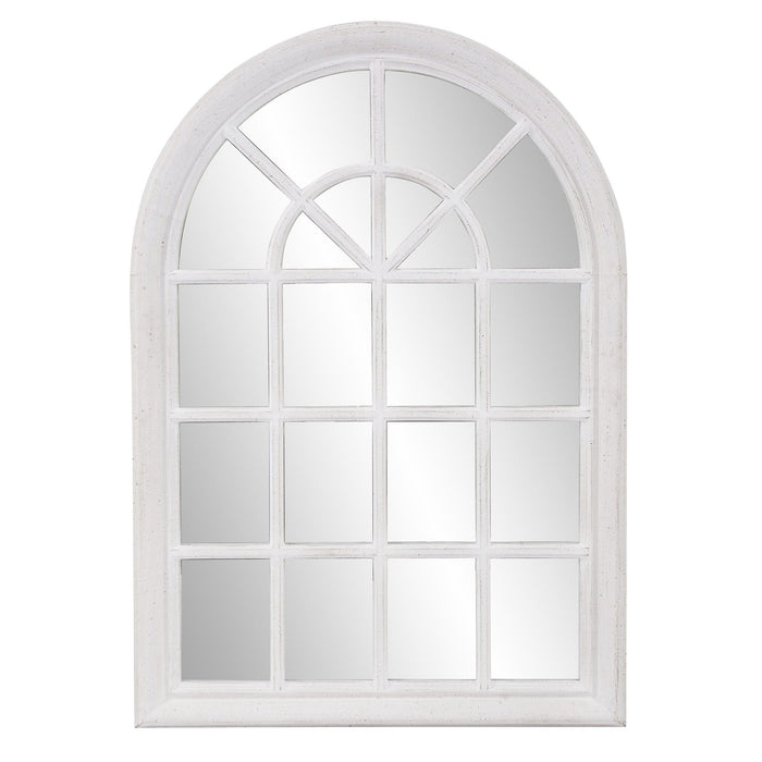 41" Arch Framed Accent Mirror - White